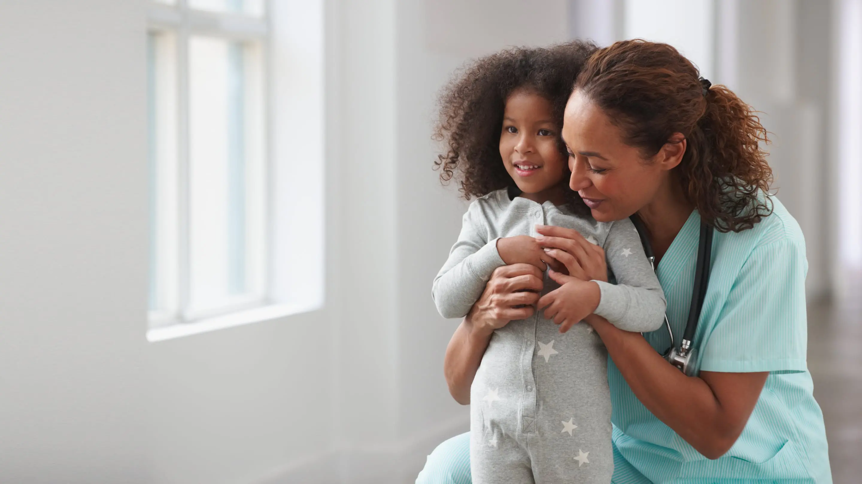 Doctor with child